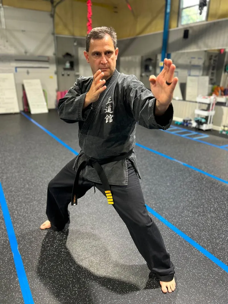 Sensei Mike Farren in action