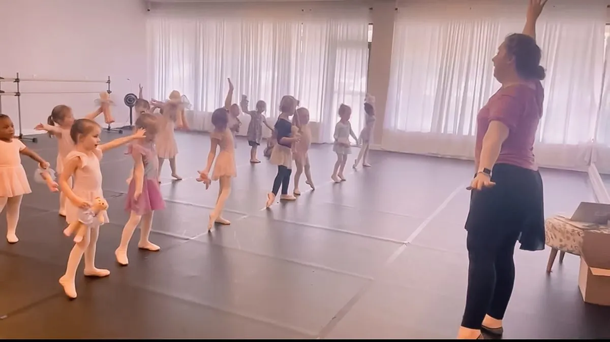 Students in class at Sanctuary Dance Academy