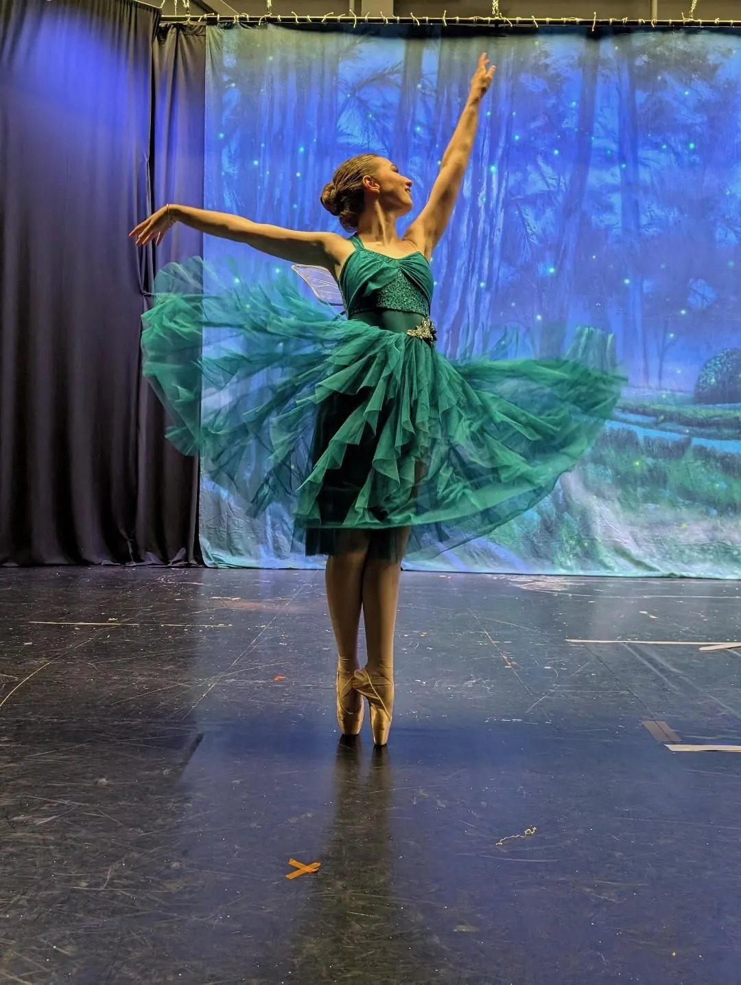 Miss Katherine Dockery in action